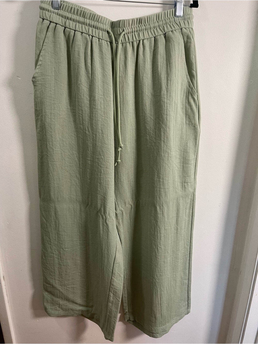 Halara Sage Green Wide Leg Pants L Petite